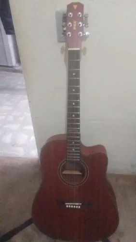 Vendo violão elétrico,cordas de aço, marca PHX profissional...