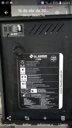 VENDO ESTA CAIXA DE SOM AMPLIFICADA.