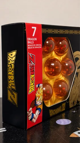 Esferas do Dragão Cristal Oficial 7 Unidades Dragon Ball Z Shenlong ABYstyle Colecionável 