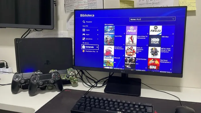 Ps4 Slim 1 TB + 40 Jogos
