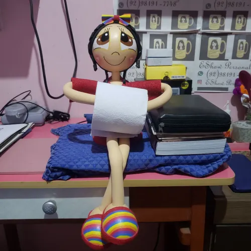 Boneca Porta papel