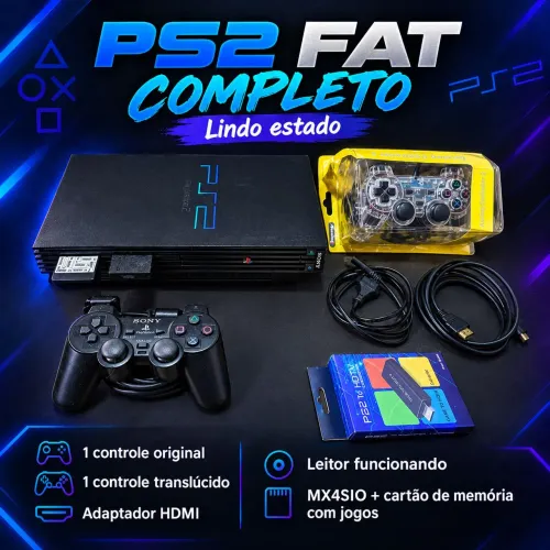 PS2 FAT com MXsio