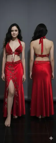 Vestido dança do ventre 