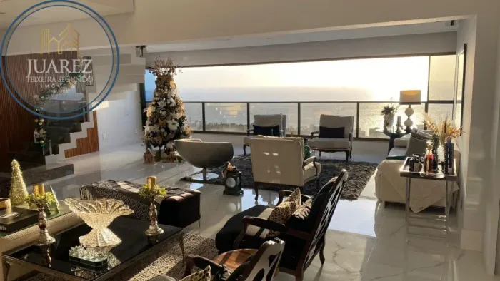 COBERTURA DUPLEX À VENDA NO MANSÃO BAHIANO DE TÊNIS COM 4 SUÍTES E VISTA MAR!