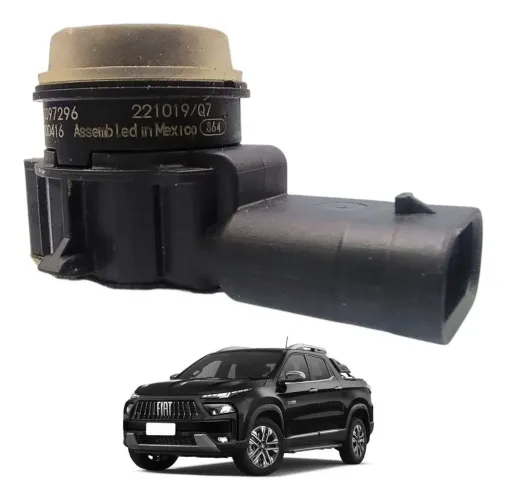 Sensor Estacionamento Renegade/Compass/Toro 2.0 2015 A 2019 Preto Original