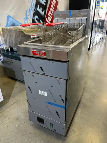 Fritadeira a gás 28L 90.000btus c/ termostato digital - pronta entrega