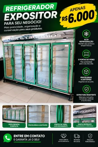 Refrigerador expositor- entrar em contato com Márcio *Márcio *