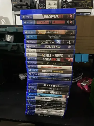 Lote de jogos, ps5, ps4, ps3, Xbox One, 360, steelbooks