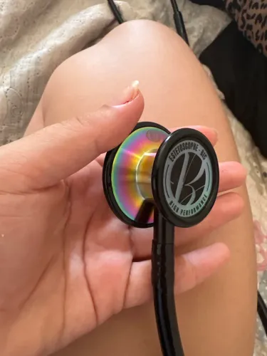 Estetoscópio bic adulto e pediátrico nunca usado 