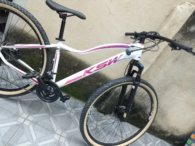 Bicicleta KSW MWZA Aro 29 MTB Feminina - Pouco Usada