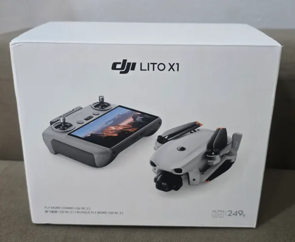 DRONE DJI LITO X1 FLY MORE COMBO CONTROLE COM TELA NOVO, LACRADO À PRONTA ENTREGA