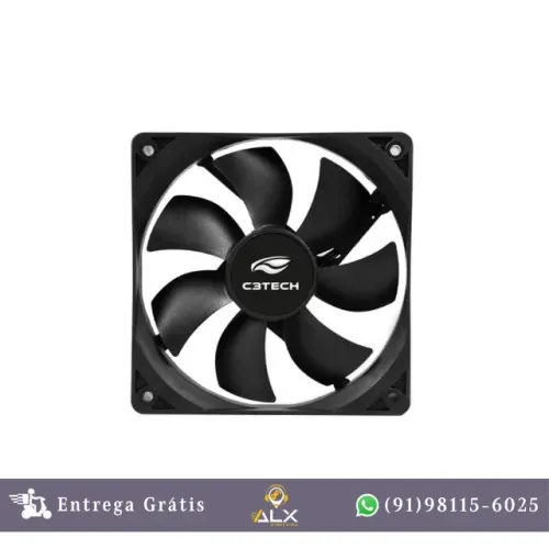 Cooler Fan F7-50bk Storm 8cm C3tech *ENTREGA GRÁTIS*