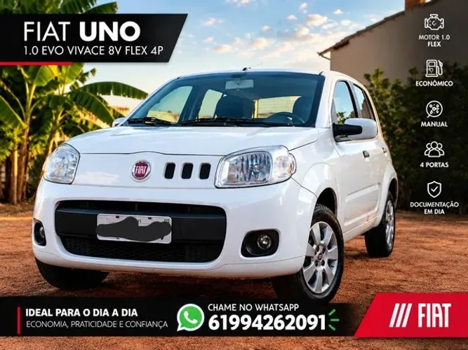 Fiat Uno Vivace/rua 1.0 EVO Fire Flex 8V 5P 2012