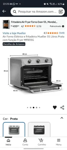 Air Forno Fryer Muller 35L