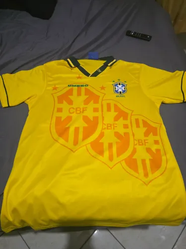 Camisa Seleção Brasileira 1994, Versão Retrô (Camisa Brasil 1994)