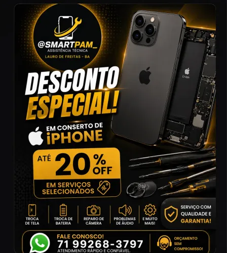 Seu aparelho quebrou ou está com defeito? A gente resolve! 