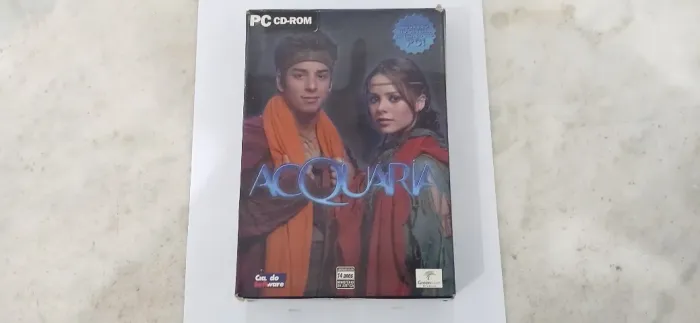 Jogo Acquária PC CD-ROM Sandy & Junior 2003 Original Completo com Caixa