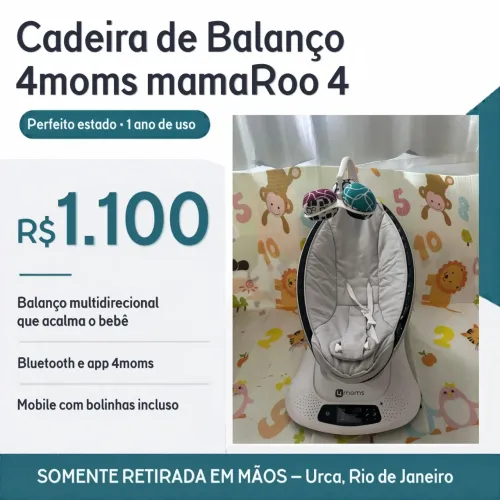 Cadeira de Balanço 4moms 