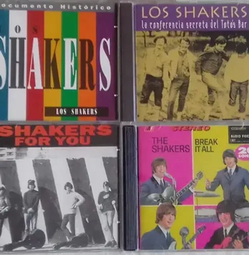 LOS SHAKERS - 4 CDs IMPORTADOS