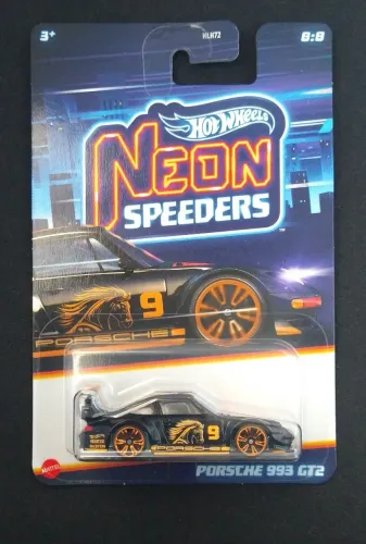 Hot Wheels Porsche 993 GT2 - Neon Speeders