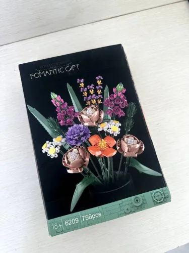 Botanicals Buquê de Flores 10280; Conjunto de Construção Floral