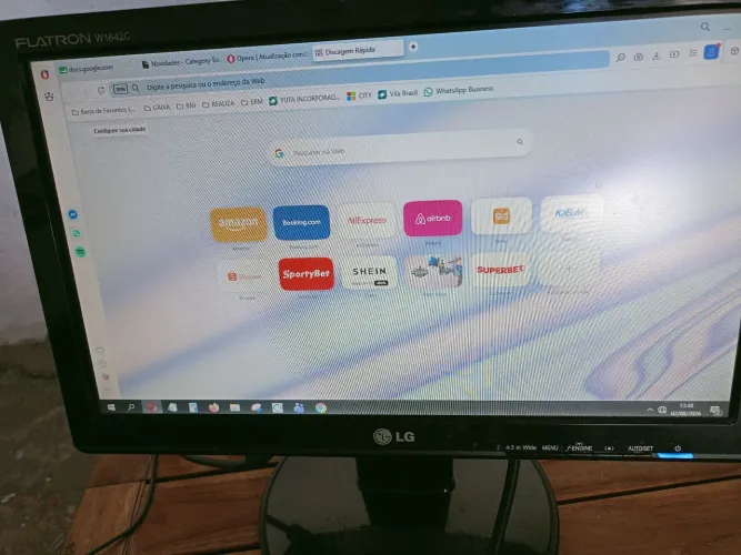 Monitor Flatron W1642c 15,6 polegadas -usado