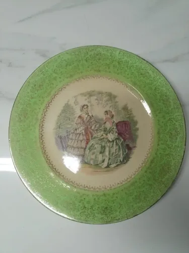 Prato de porcelana decorativo Made in USA