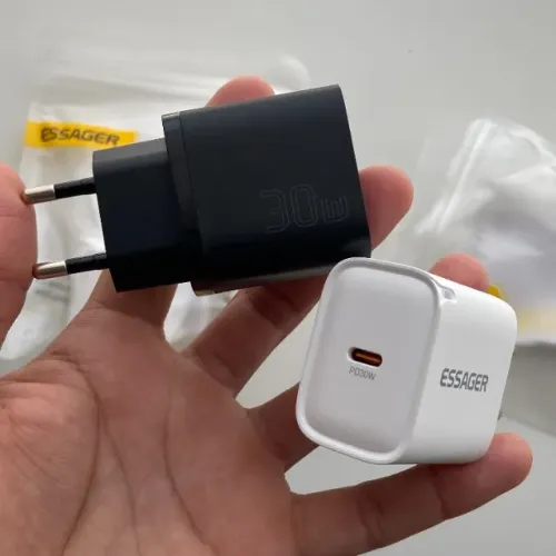 Carregador Turbo USB-C Essager 30W | Rápido e Seguro