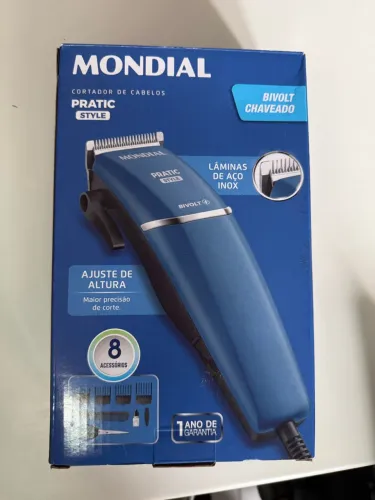 Máquina de Cortar Cabelo Mondial