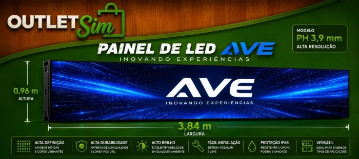 PAINEL DE LED INDOOR P3.9