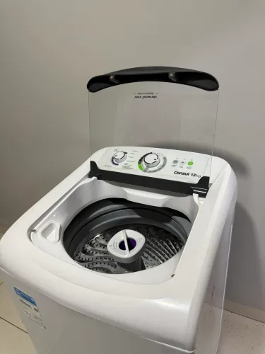 Máquina de Lavar Consul 12kg Automática Cesto Inox - CWH12BB