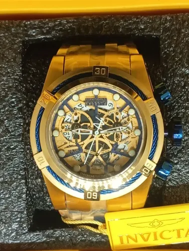 Relógio invicta Zeus Skeleton, linha Premium AAA