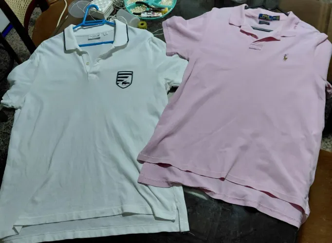 Vendo 2 polos a preço de 1 (Lacoste/Ralph) ?