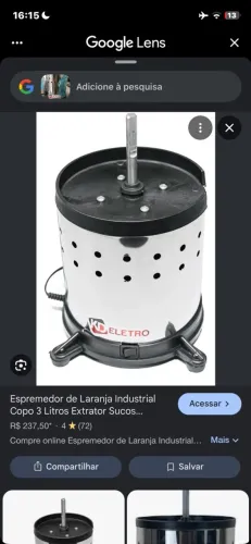 Espremedor de laranja industrial