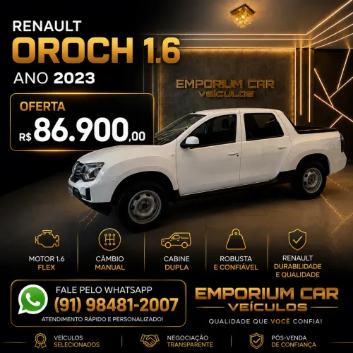 Renault Duster Oroch PRO 1.6 Flex 16V Mec. 2023