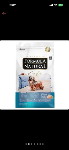 Ração natural life senior 10 kg