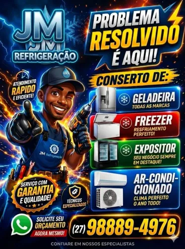Manutenção concerto de geladeira em geral