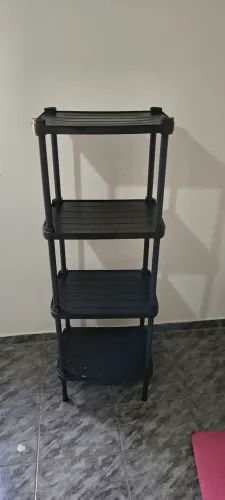 Estante modular multiuso plástico 4 prateleiras 
