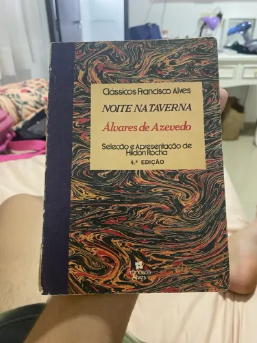 Livro Noite na Taverna - Álvares de Azevedo (Ed. Francisco Alves) -