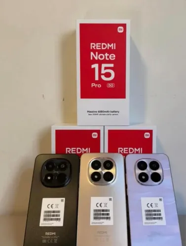 REDMI NOTE 15 PRO 5G NFC 8RAM 256GB TODAS AS CORES