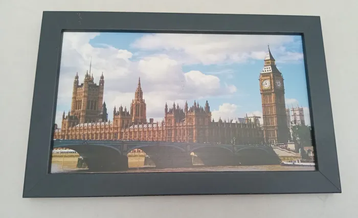 Quadro do Big Bang no Palácio de Westminster em Londres
