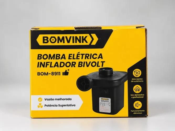 Bomba elétrica inflador bivolt