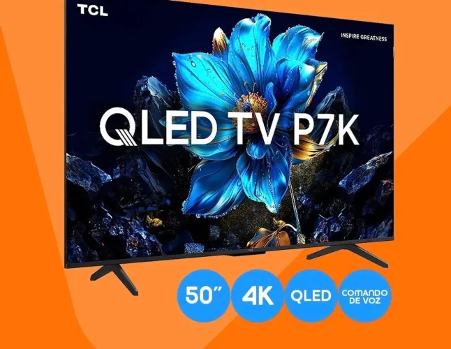 Tv Smart TCL 50 polegadas com nota fiscal na caixa nunca usada