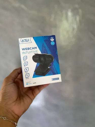 Webcam full HD com microfone- ENTREGA A DOMICÍLIO 