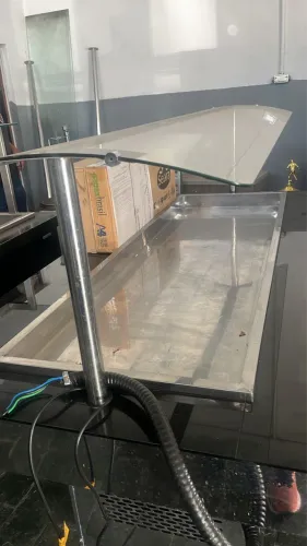 Rampa Fria Refrigerada em Inox com Vidro - 220V - Buffet/Restaurante