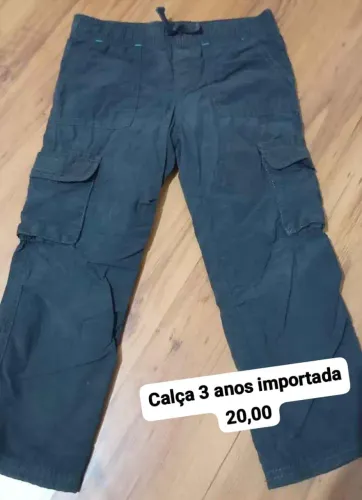 Calça infantil menino 3 anos importada