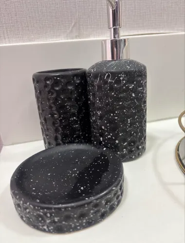 Kit lavabo cerâmica 3 peças
