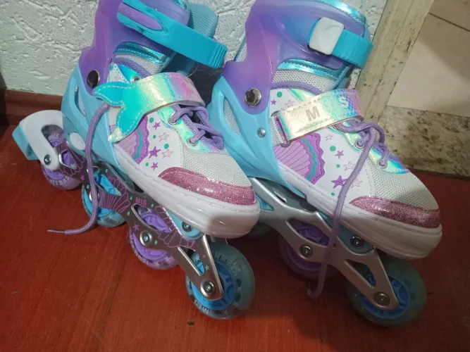 Lindo patins com led