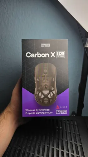 MOUSE EPOMAKER CarbonX mouse de carbono com dangle 8k de pollient
