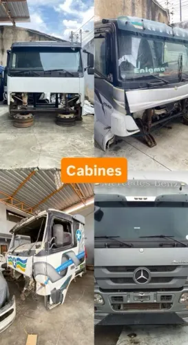 Cabines para retirada de peças